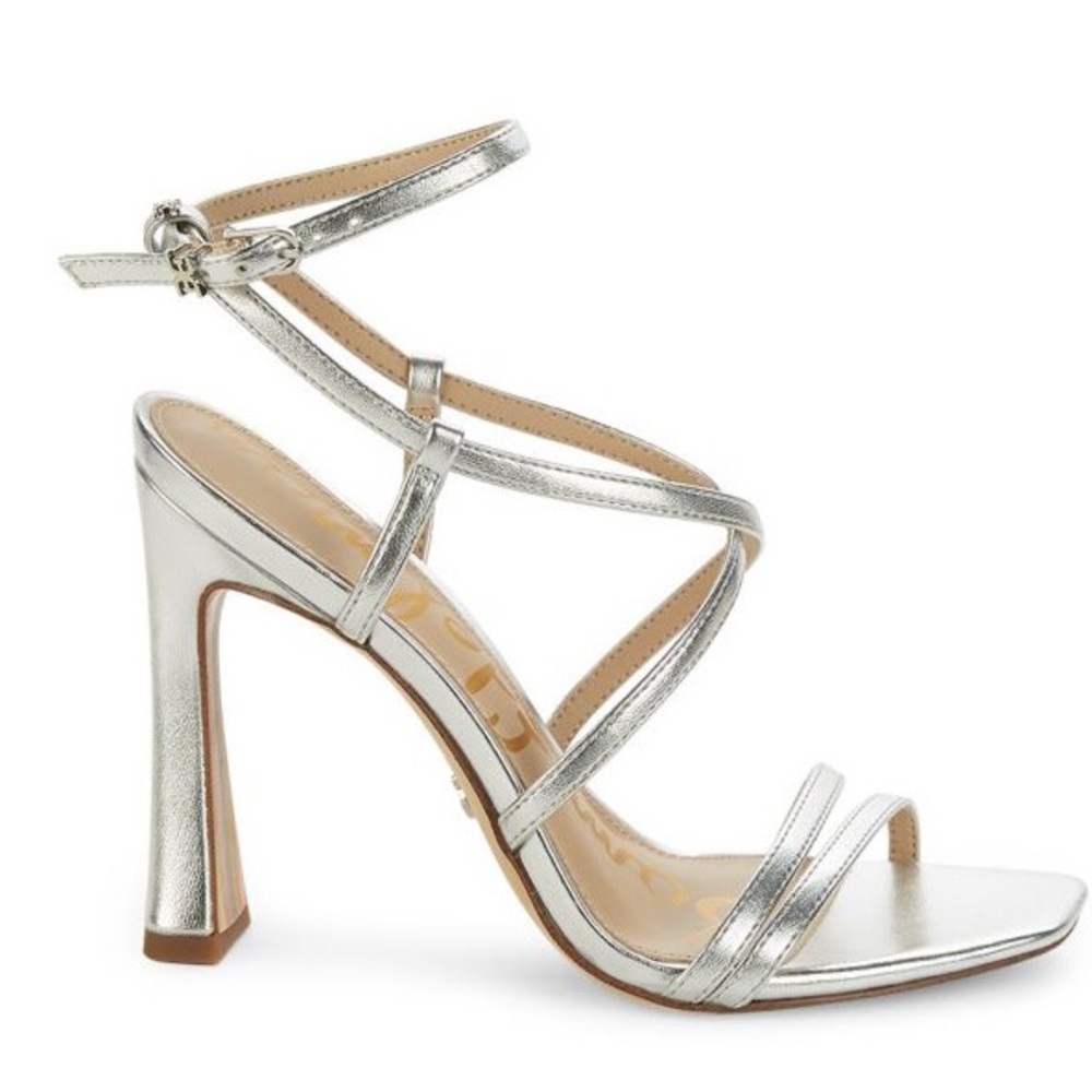 Silver Metallic Heels - new